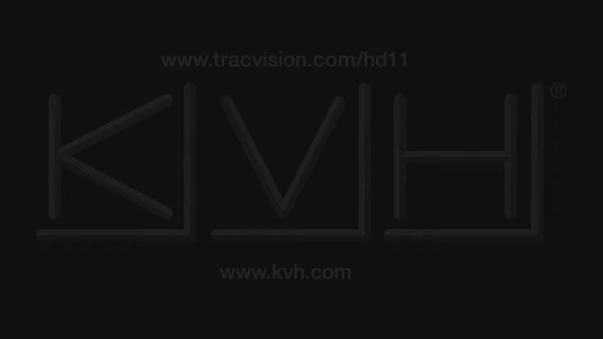 KVH - TracVision HD11 Satellite TV Antenna - With IP Control Unit, World LNB