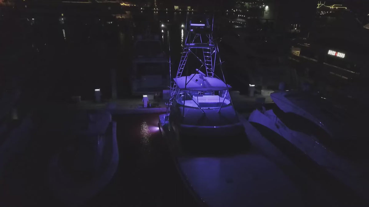 Lumitec SeaBlaze Typhoon Through-Hull Underwater LED Light, Bronze Housing, 10-30V DC, IP68, 10,000+ Lumens